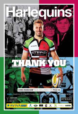Harlequins issue Harlequins v Bath Rugby