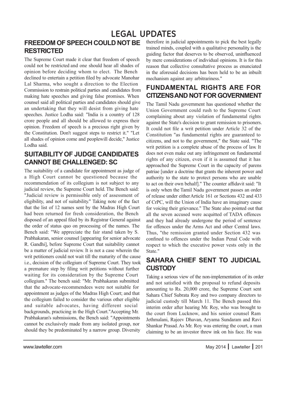 Lawteller – A Legal Awareness Magazine Preview Pages