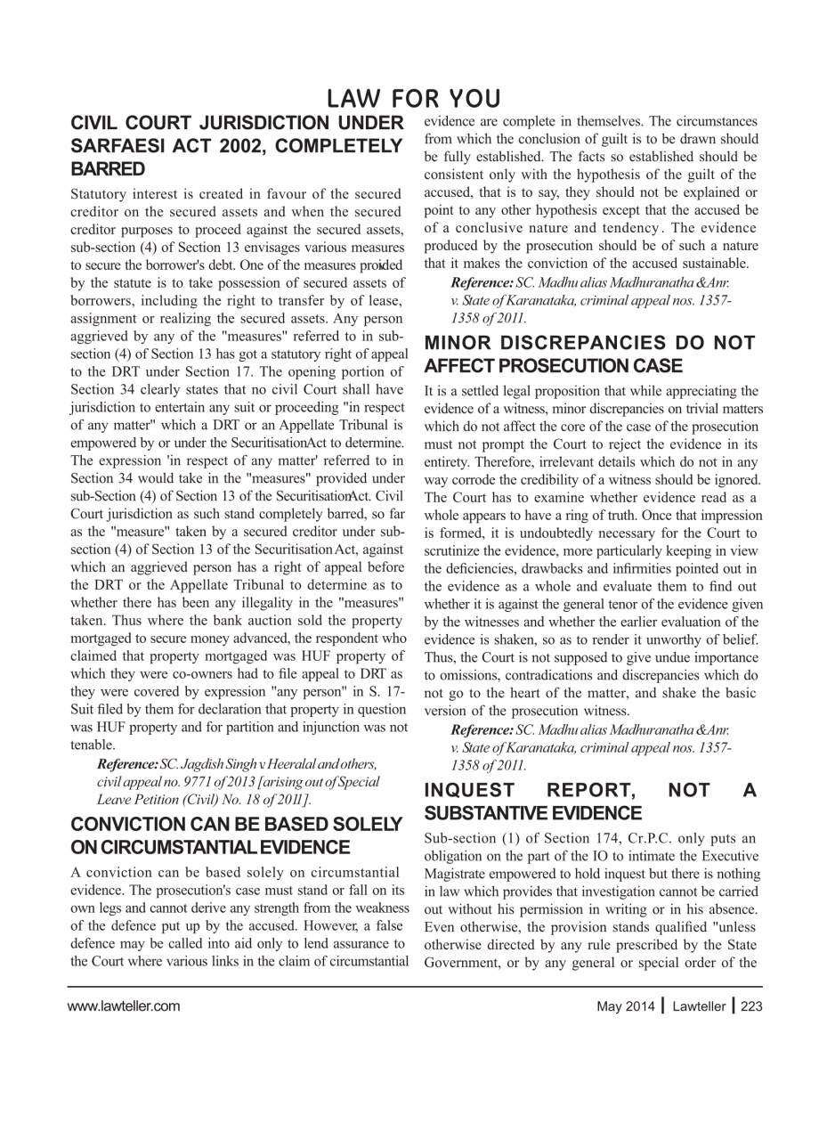 Lawteller – A Legal Awareness Magazine Preview Pages