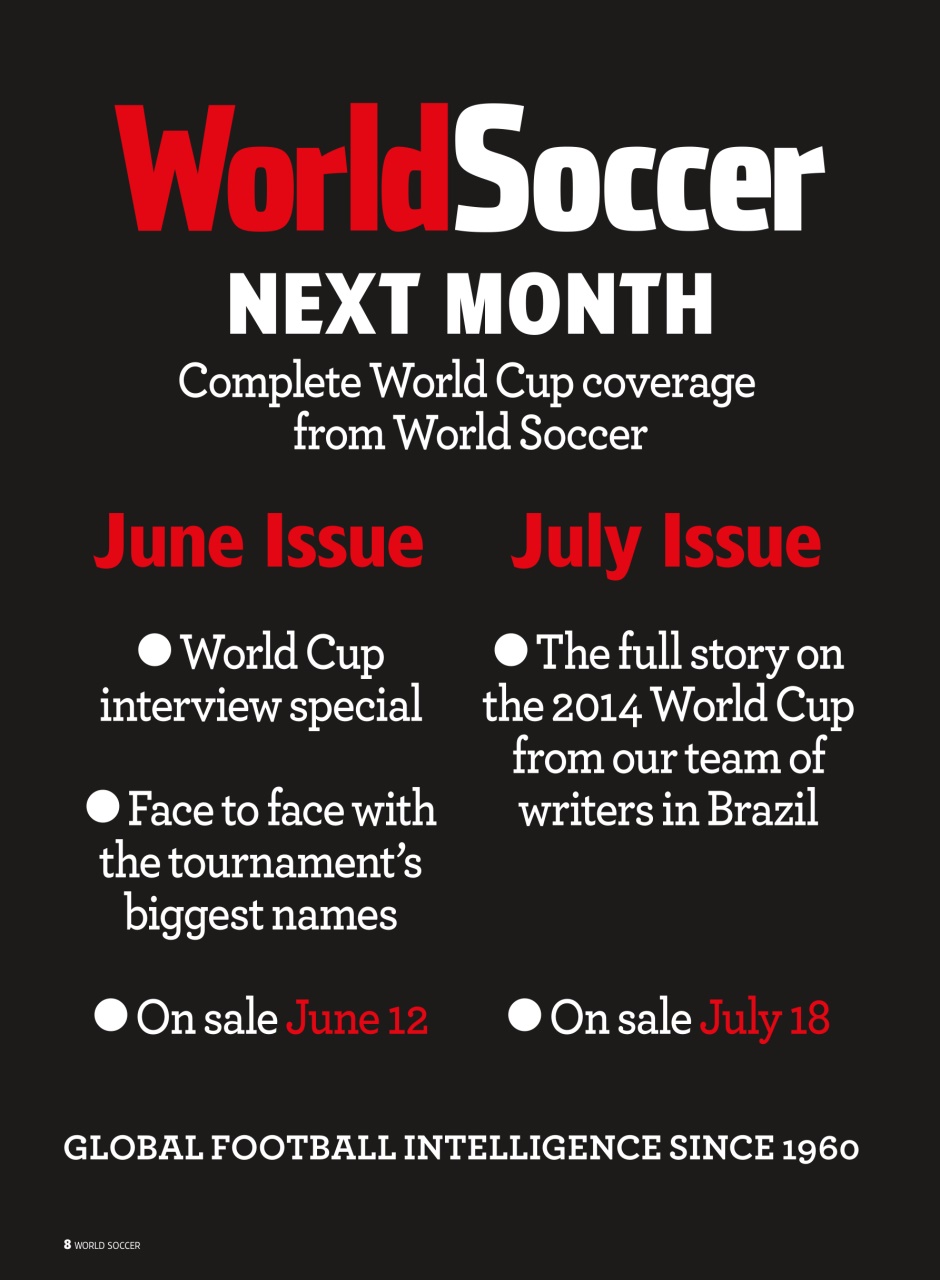World Soccer Preview Pages