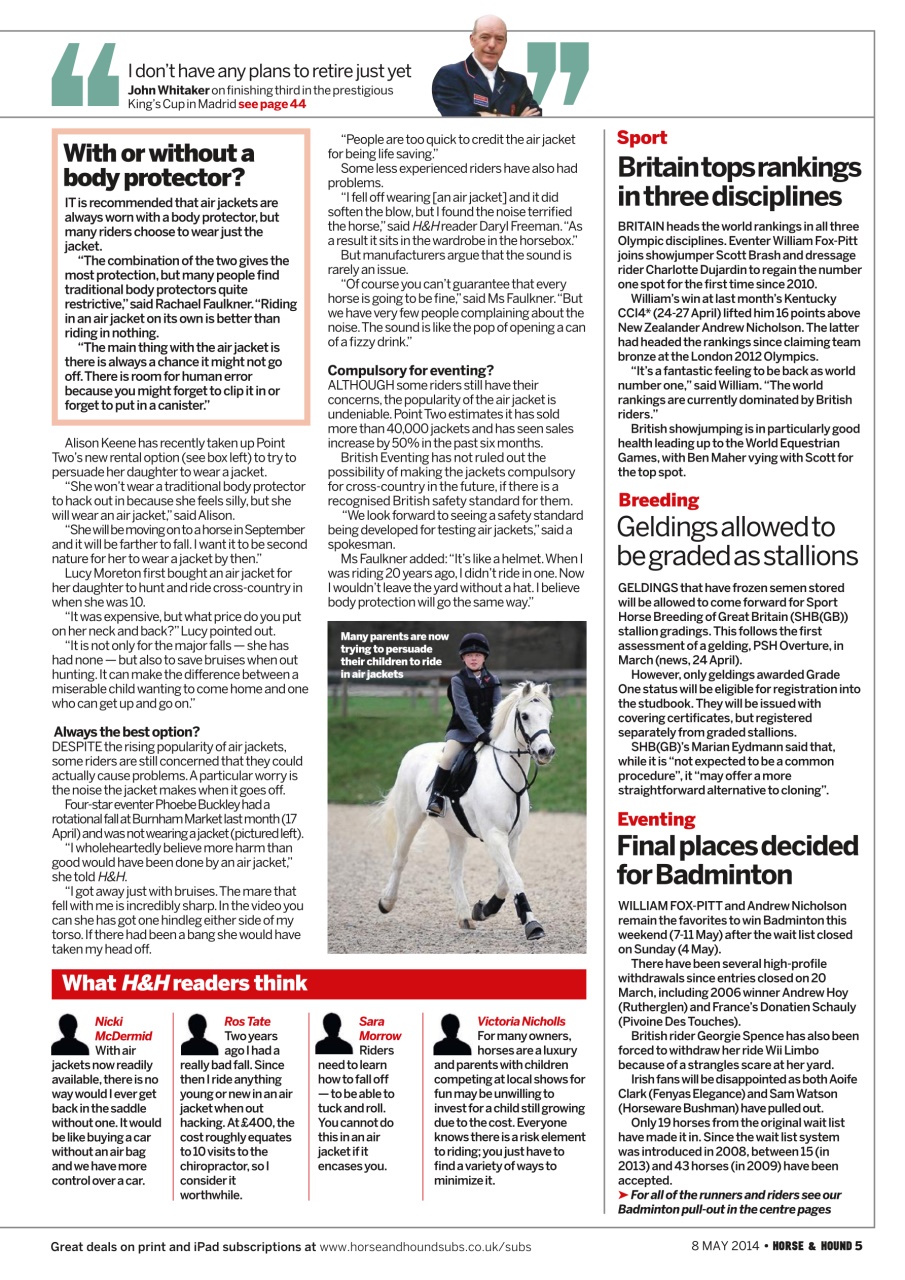 Horse & Hound Preview Pages