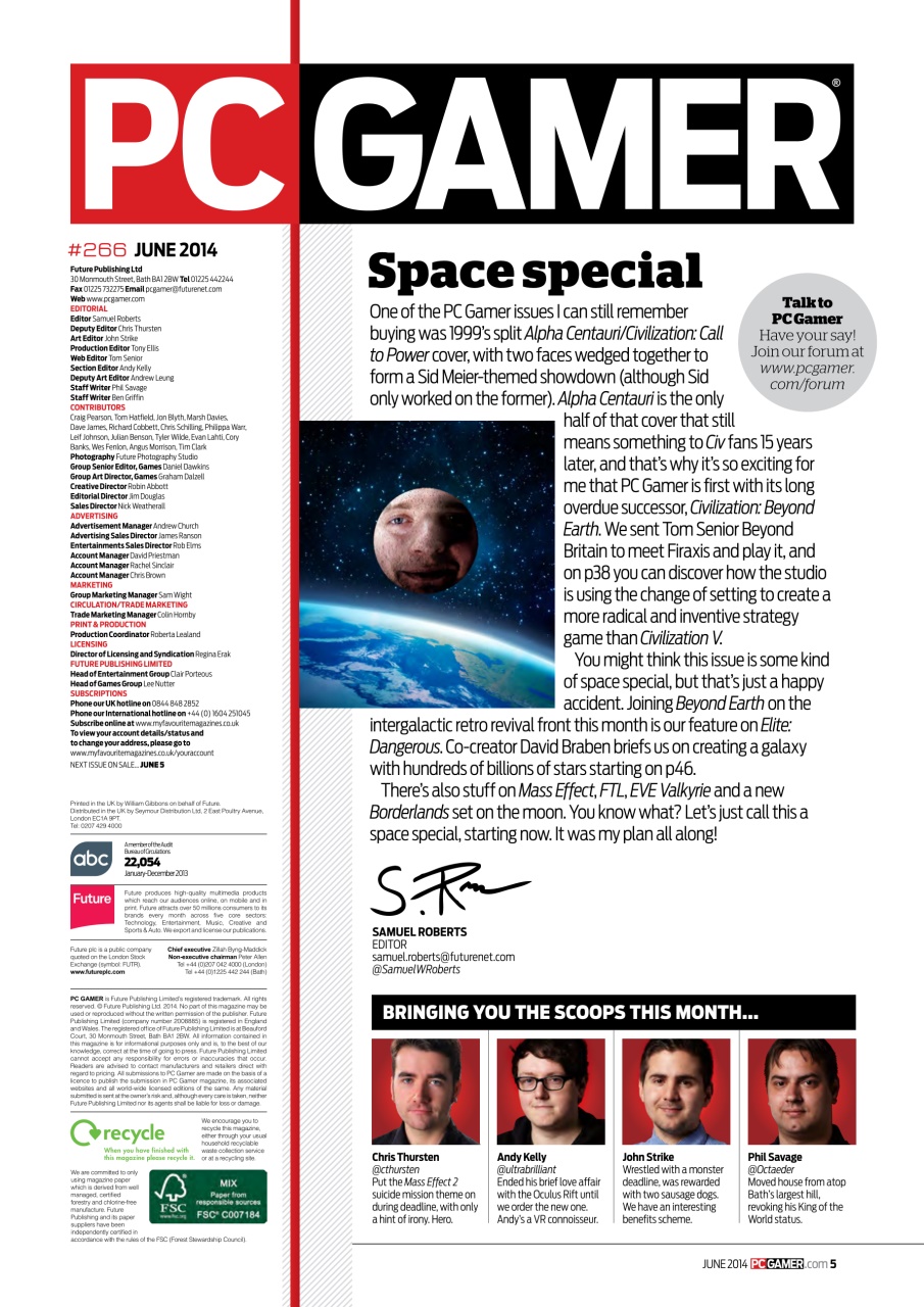 PC Gamer (UK Edition) Preview Pages