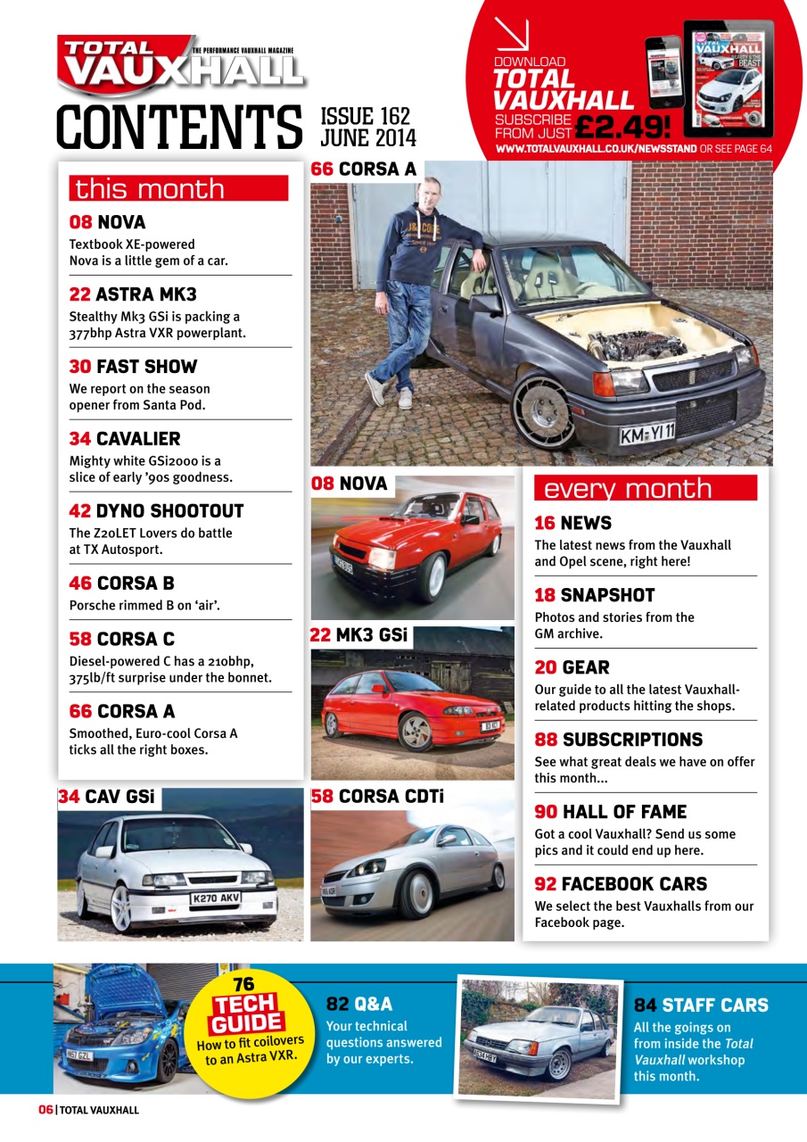 Performance Vauxhall Preview Pages