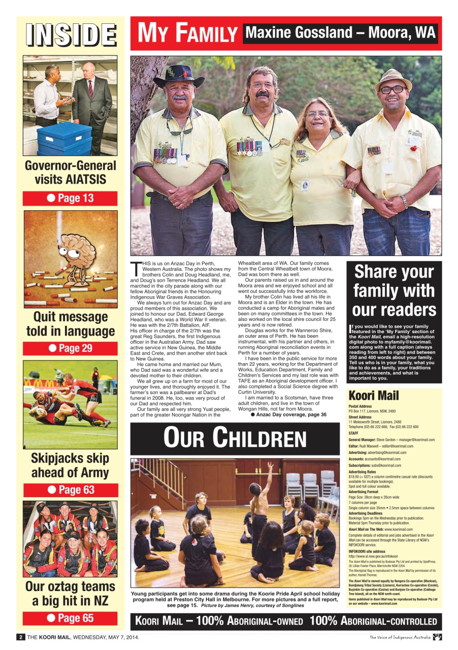 Koori Mail Preview Pages