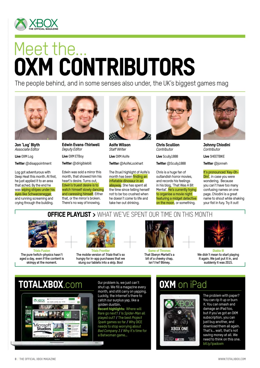 Official Xbox Magazine (UK Edition) Preview Pages