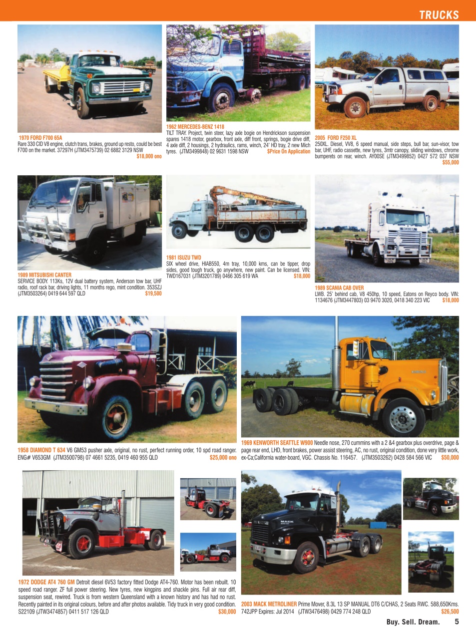 JUST TRUCKS Preview Pages