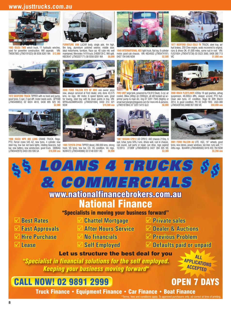 JUST TRUCKS Preview Pages