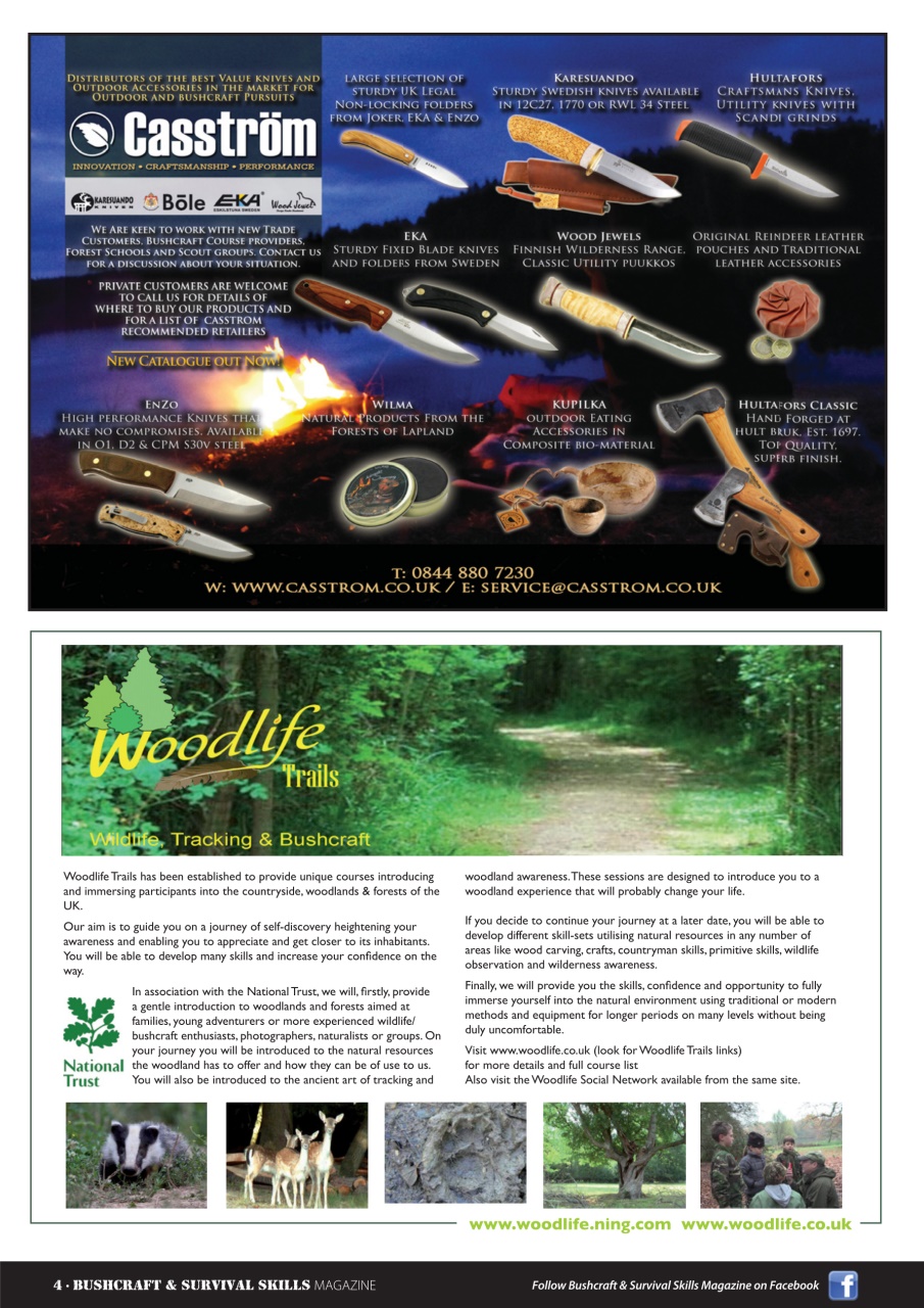 Bushcraft & Survival Skills Magazine Preview Pages