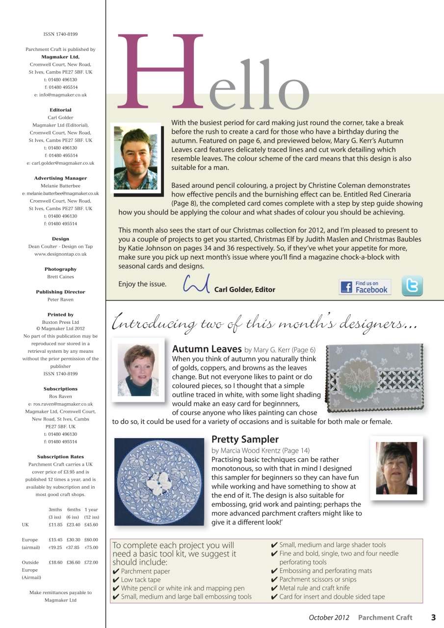 Parchment Craft Preview Pages