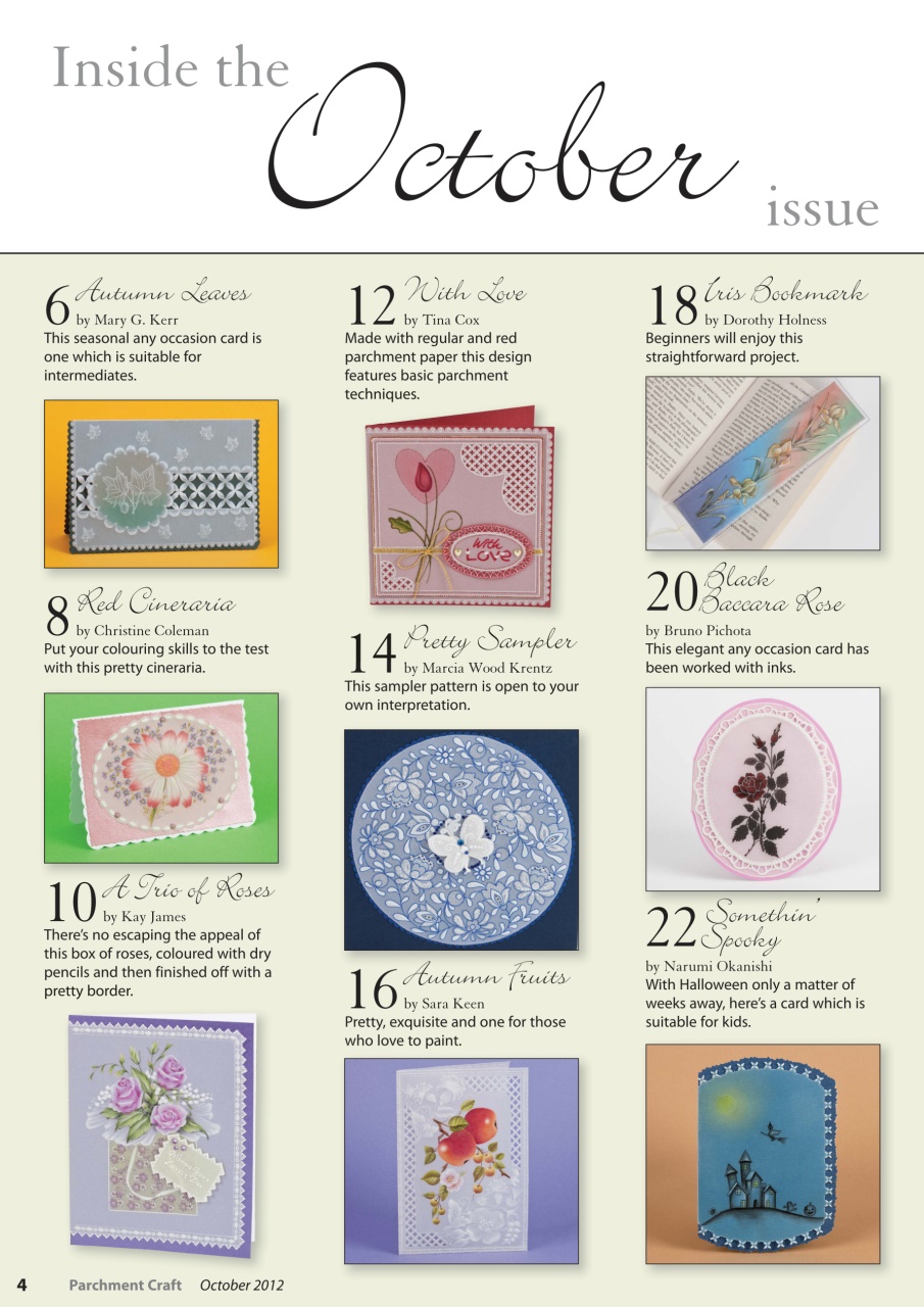 Parchment Craft Preview Pages