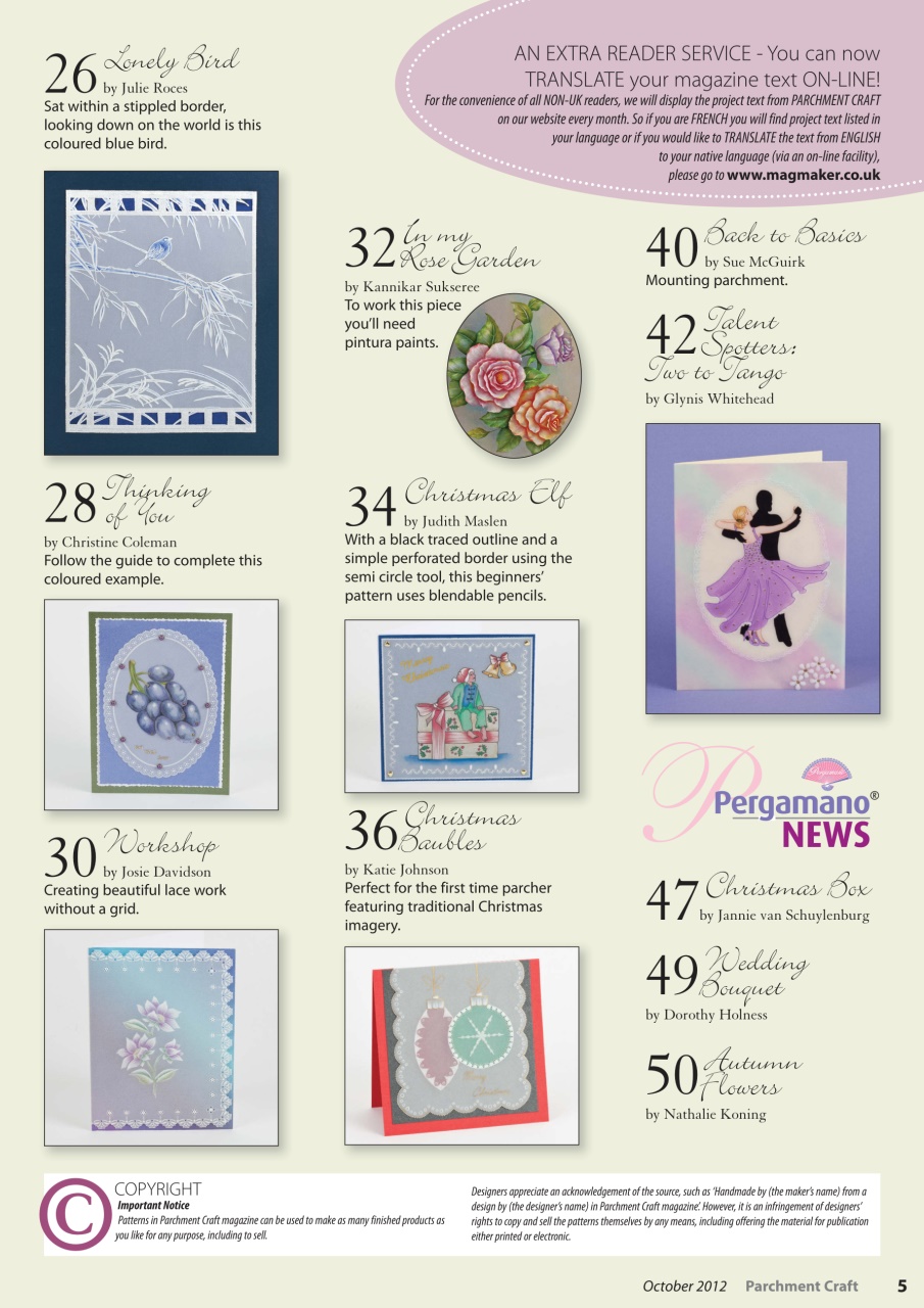 Parchment Craft Preview Pages