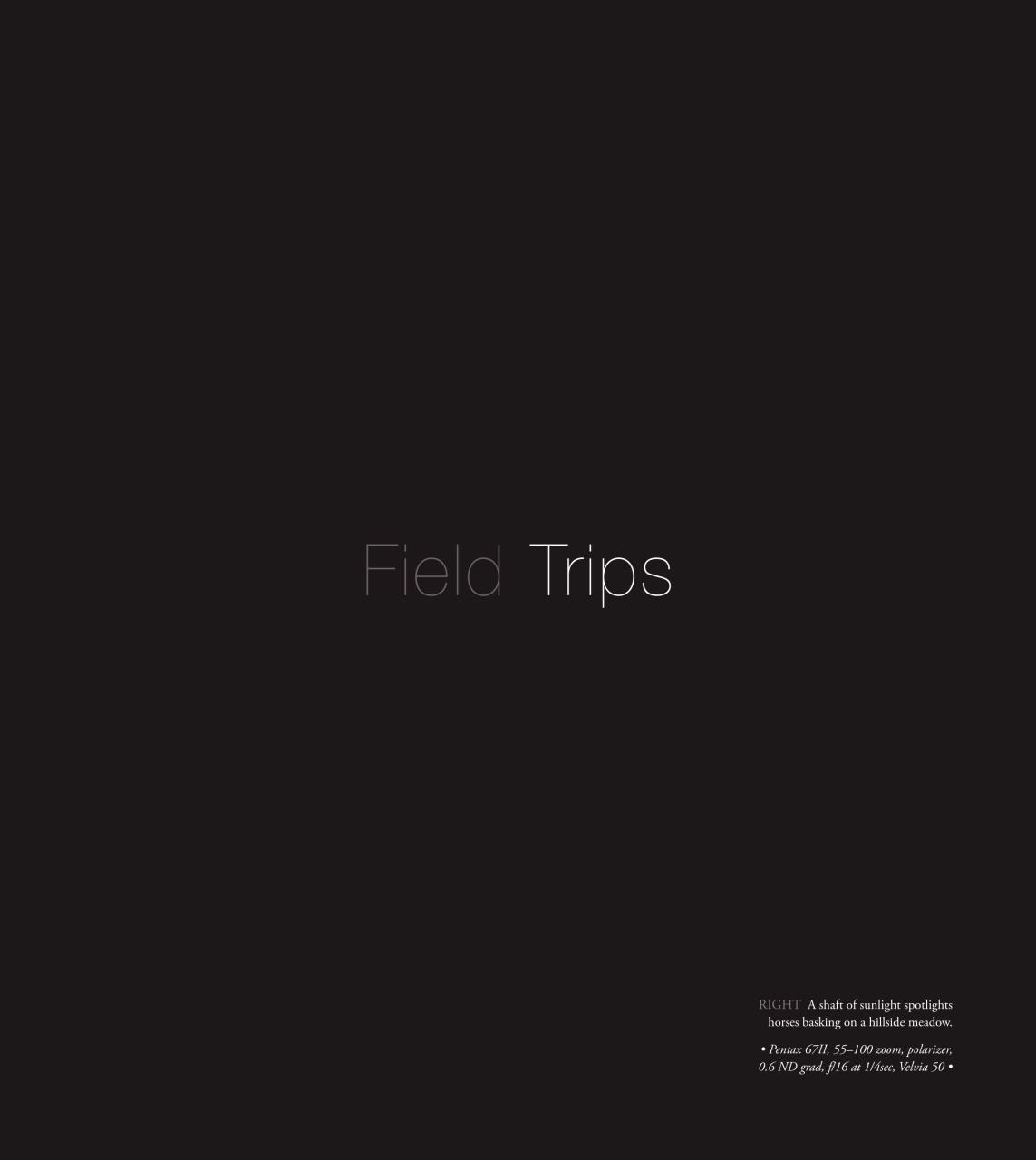 Outdoor Photography Preview Pages