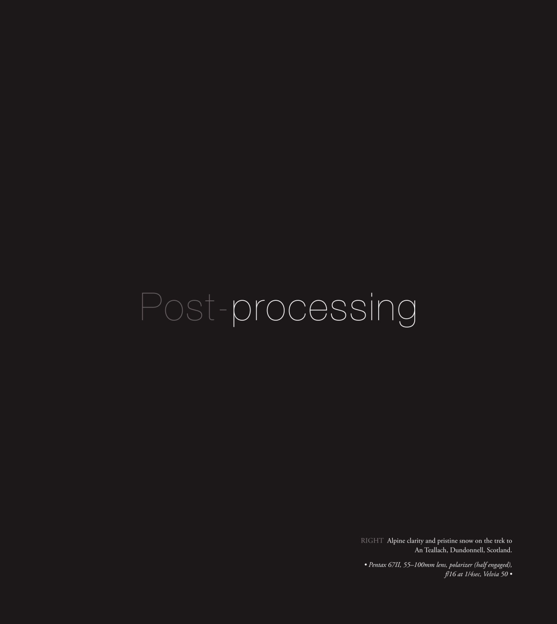 Outdoor Photography Preview Pages