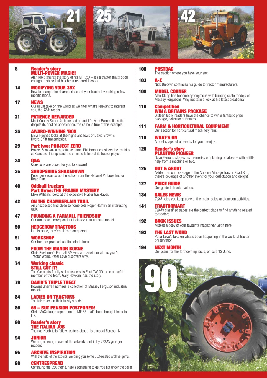 Tractor & Machinery Preview Pages