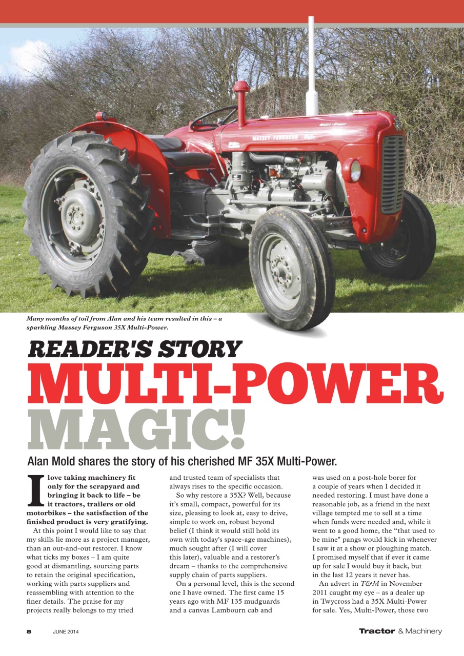 Tractor & Machinery Preview Pages