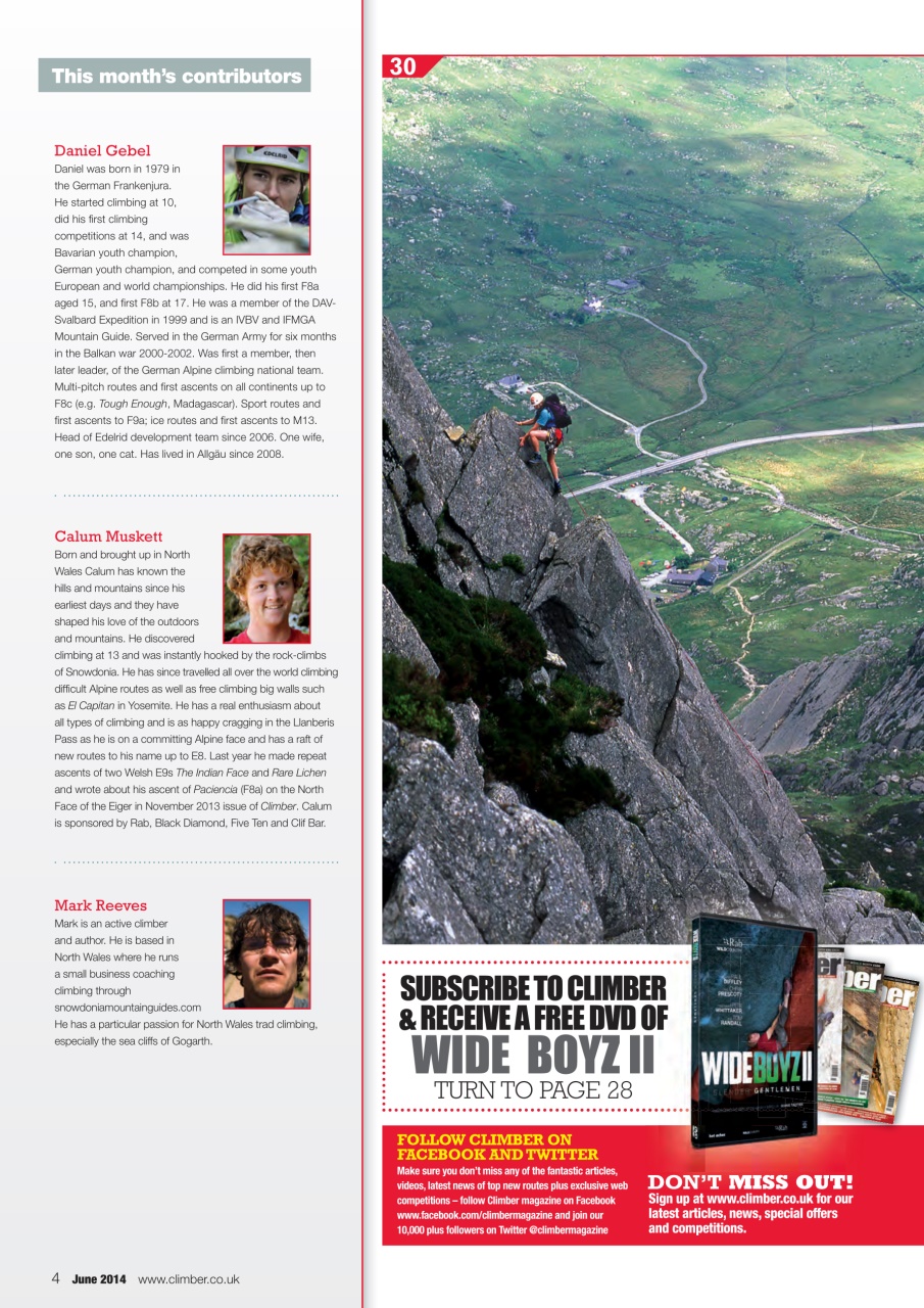 Climber Preview Pages