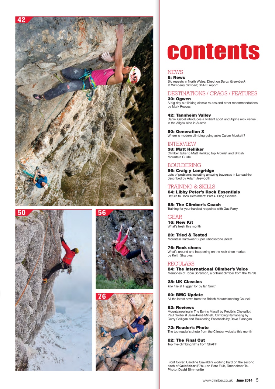 Climber Preview Pages