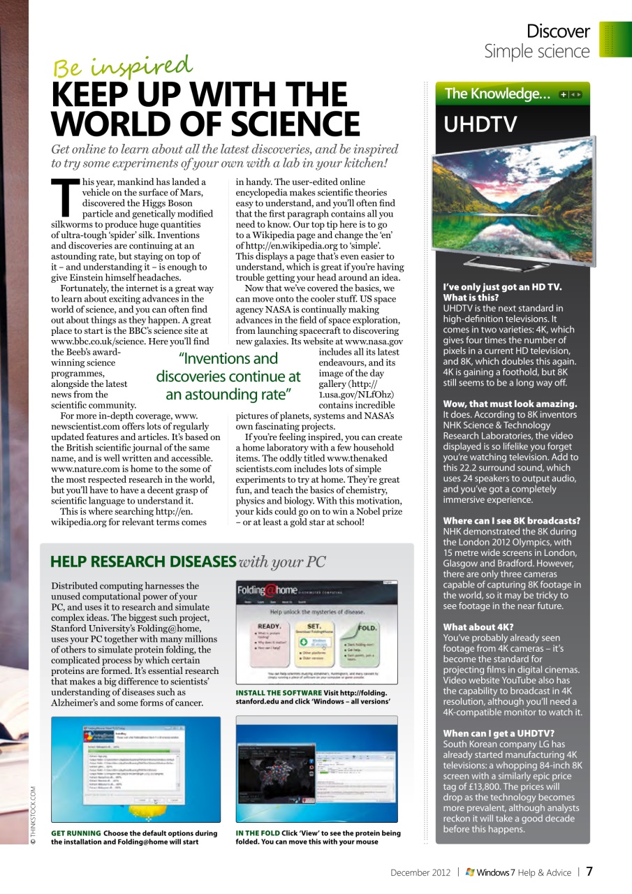 Windows Help & Advice Preview Pages