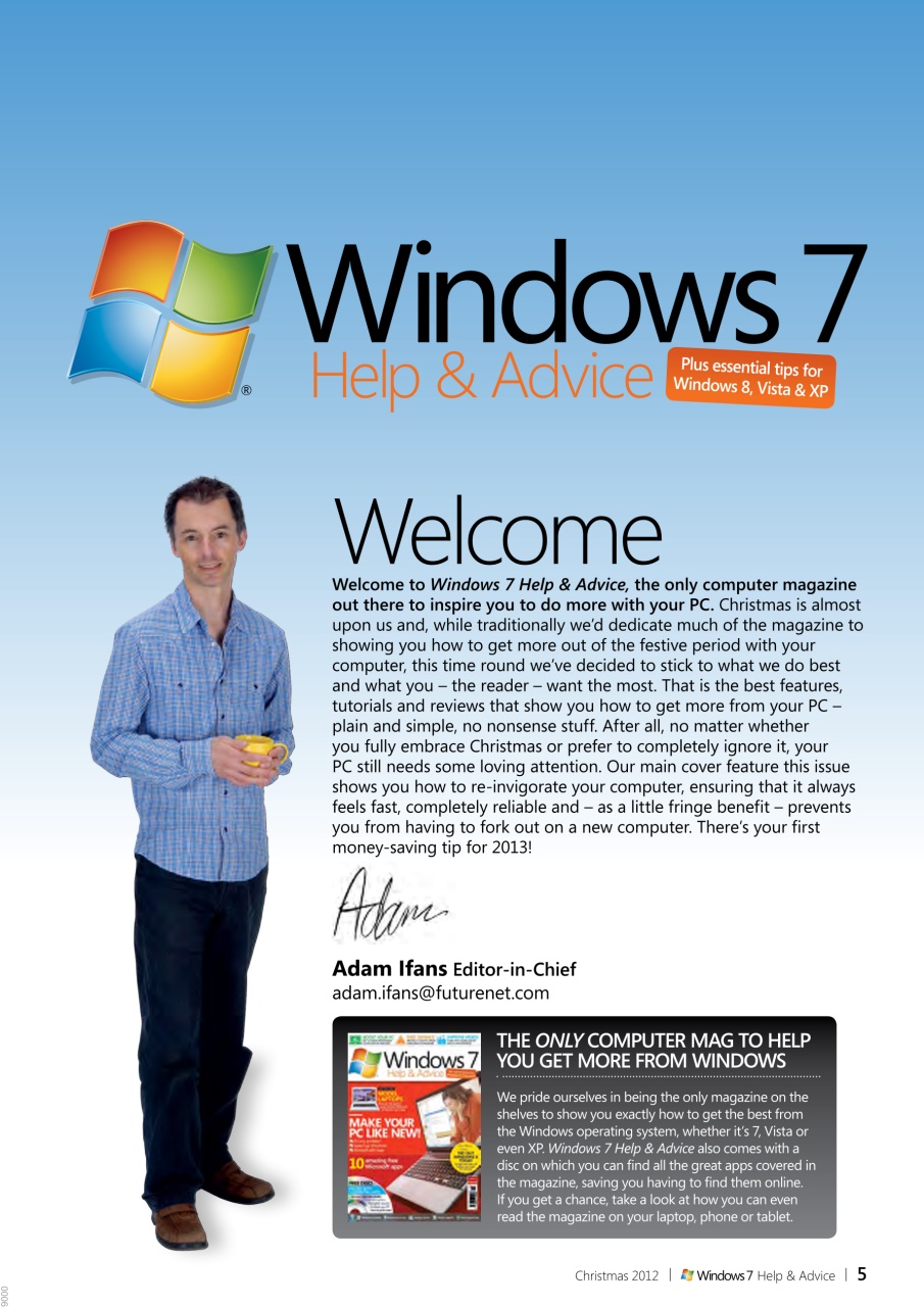 Windows Help & Advice Preview Pages