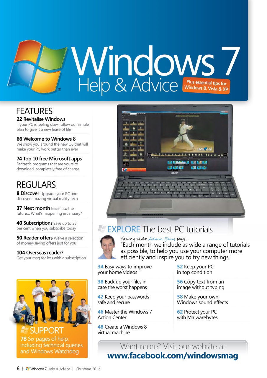Windows Help & Advice Preview Pages