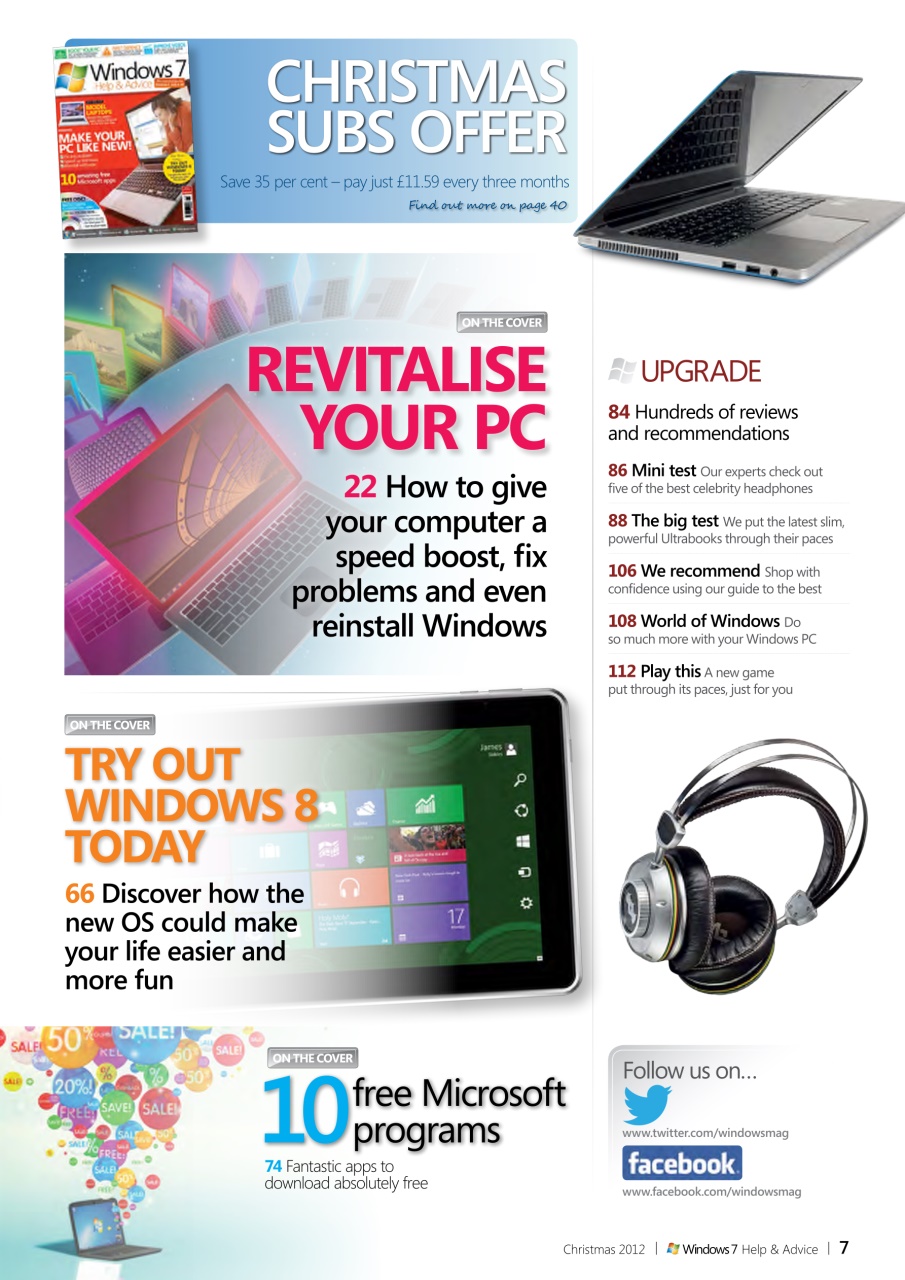 Windows Help & Advice Preview Pages