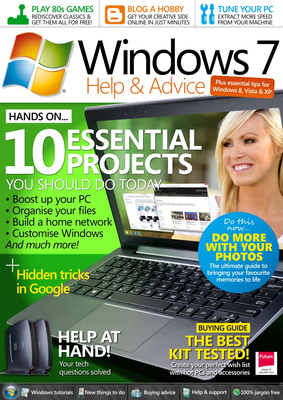 Windows Help & Advice Preview Pages