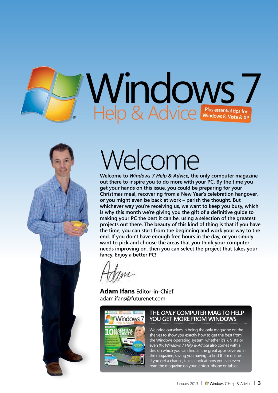 Windows Help & Advice Preview Pages