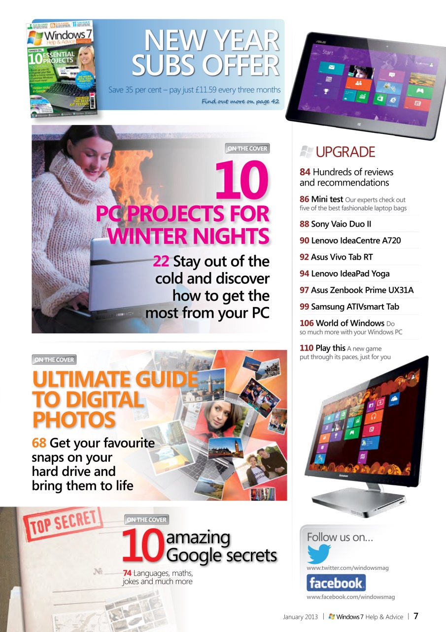 Windows Help & Advice Preview Pages