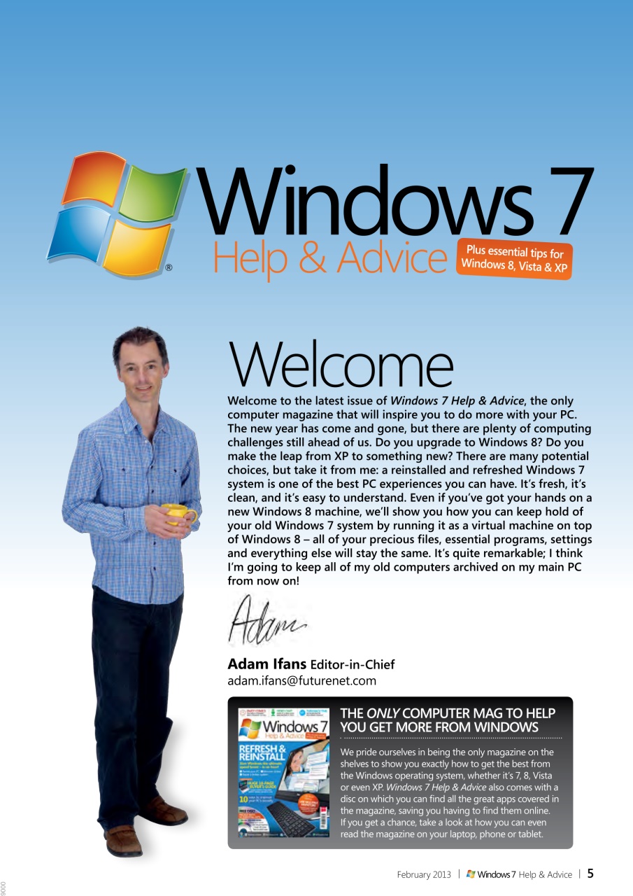 Windows Help & Advice Preview Pages