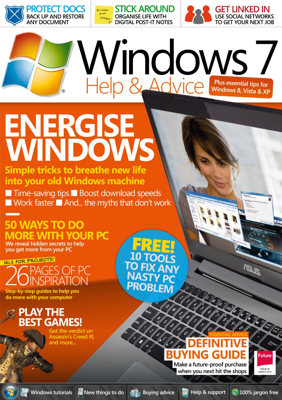 Windows Help & Advice Preview Pages