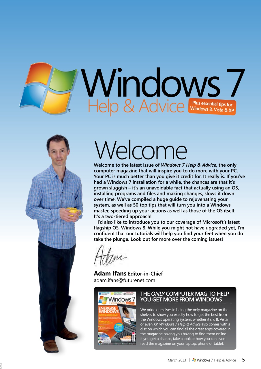 Windows Help & Advice Preview Pages