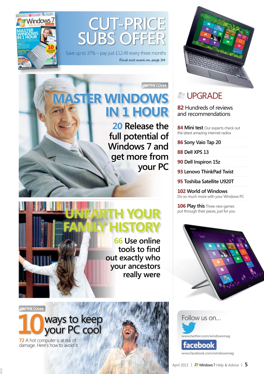 Windows Help & Advice Preview Pages