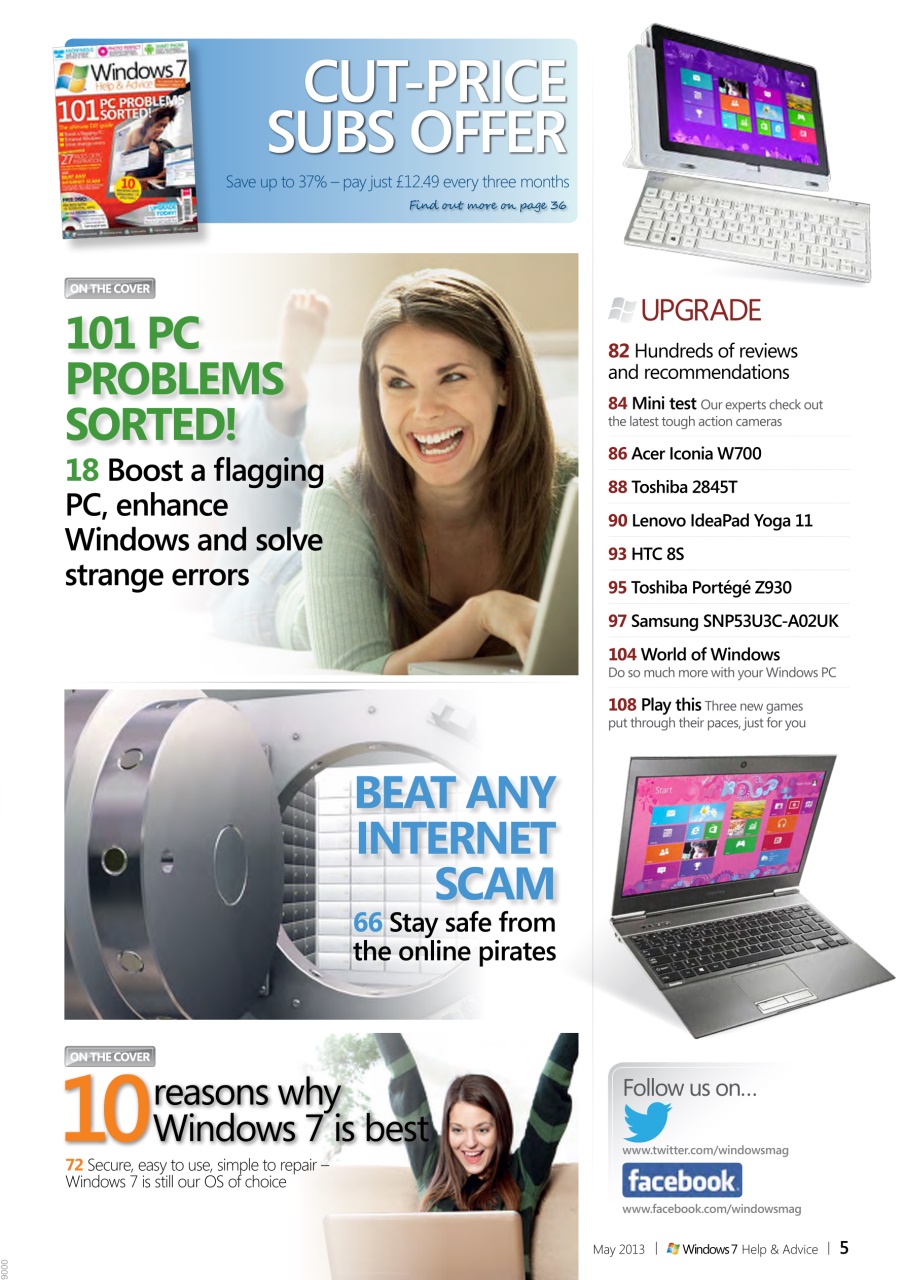 Windows Help & Advice Preview Pages