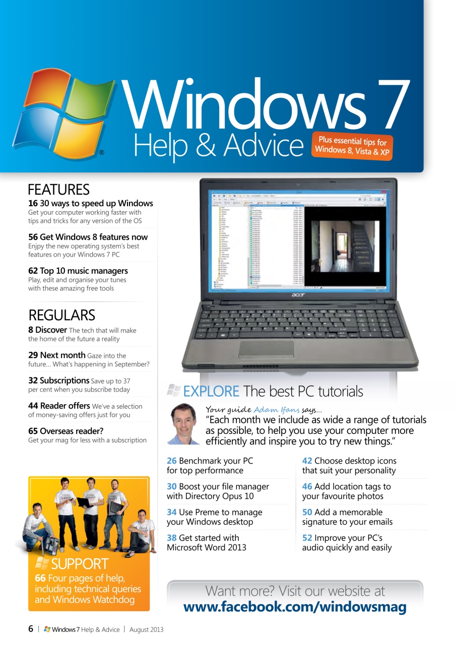 Windows Help & Advice Preview Pages