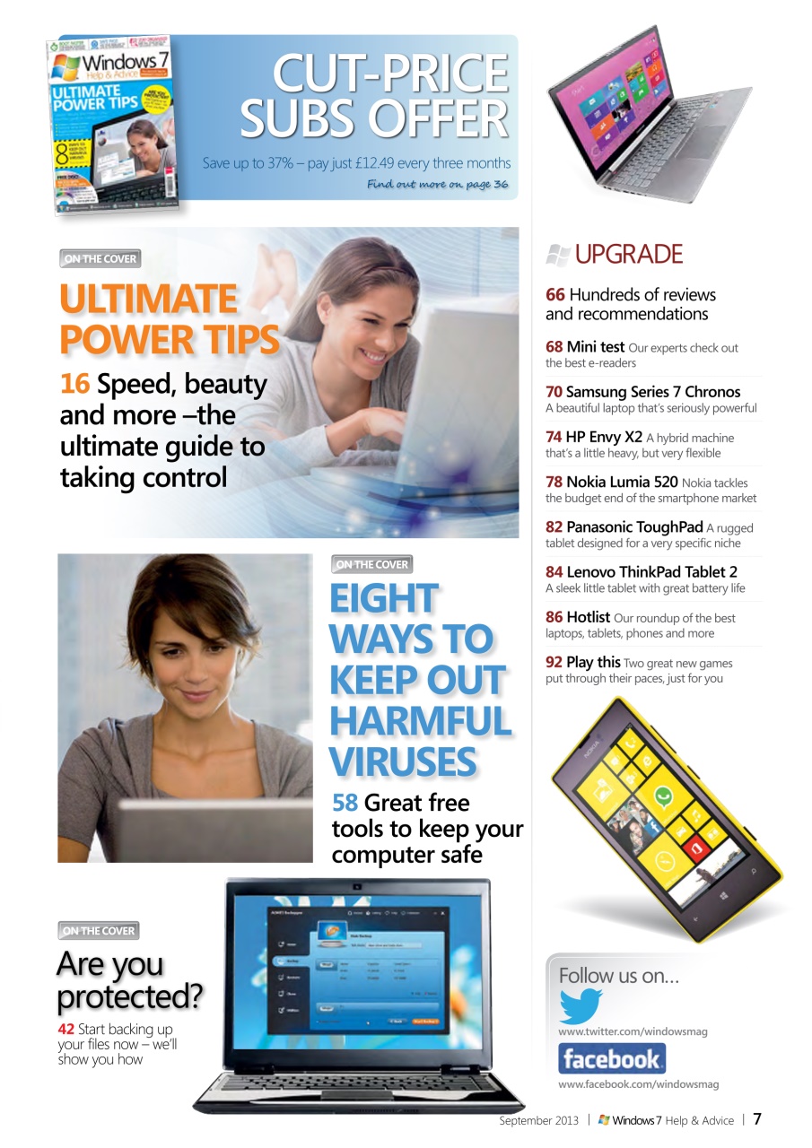 Windows Help & Advice Preview Pages