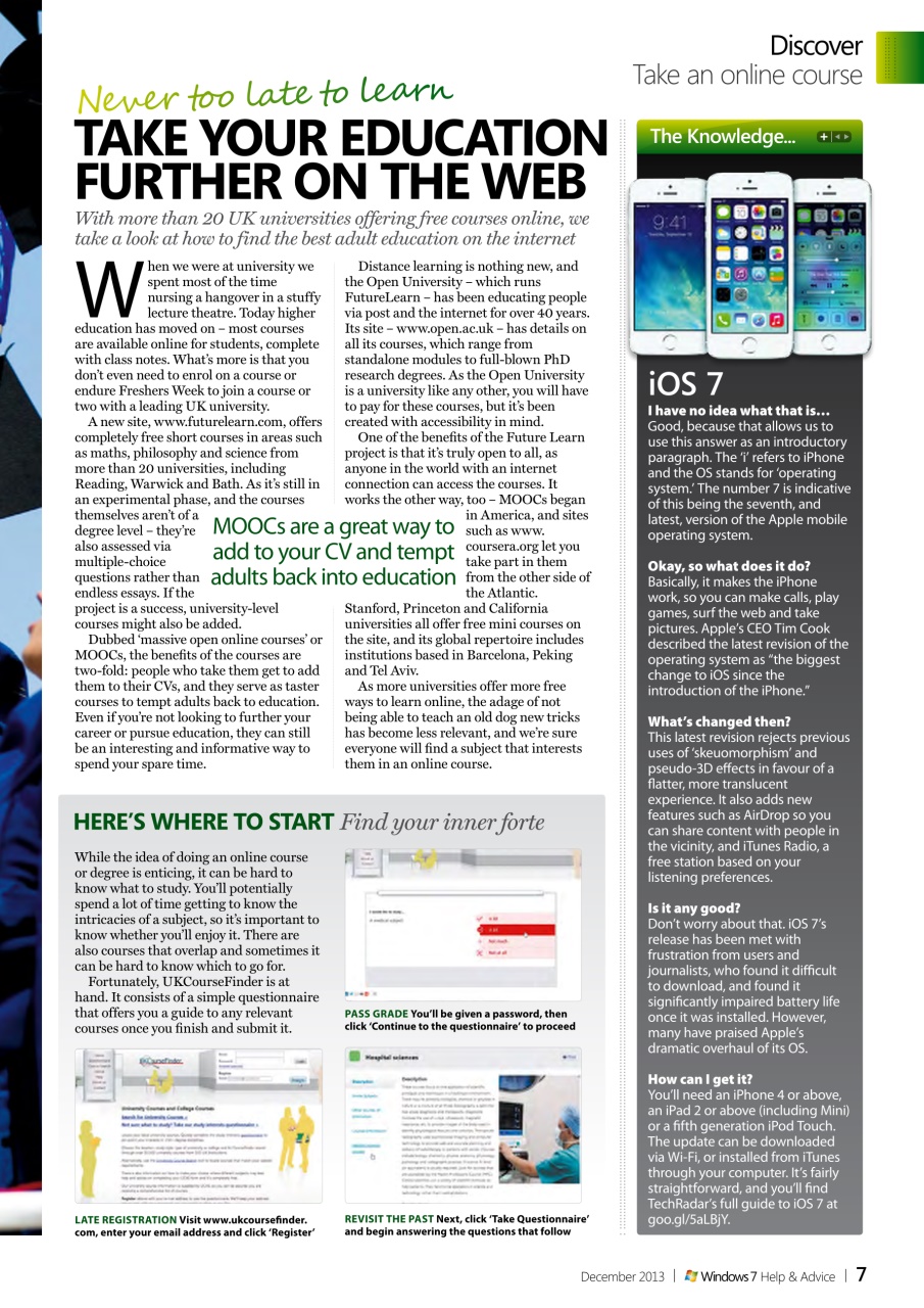 Windows Help & Advice Preview Pages