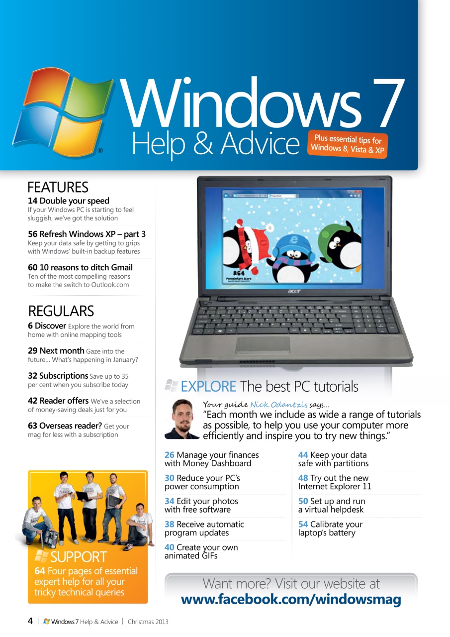 Windows Help & Advice Preview Pages