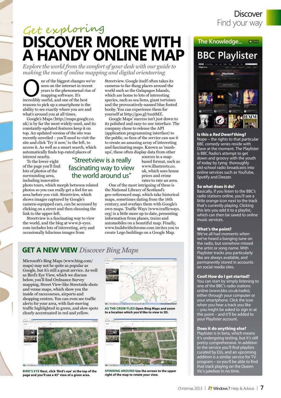 Windows Help & Advice Preview Pages
