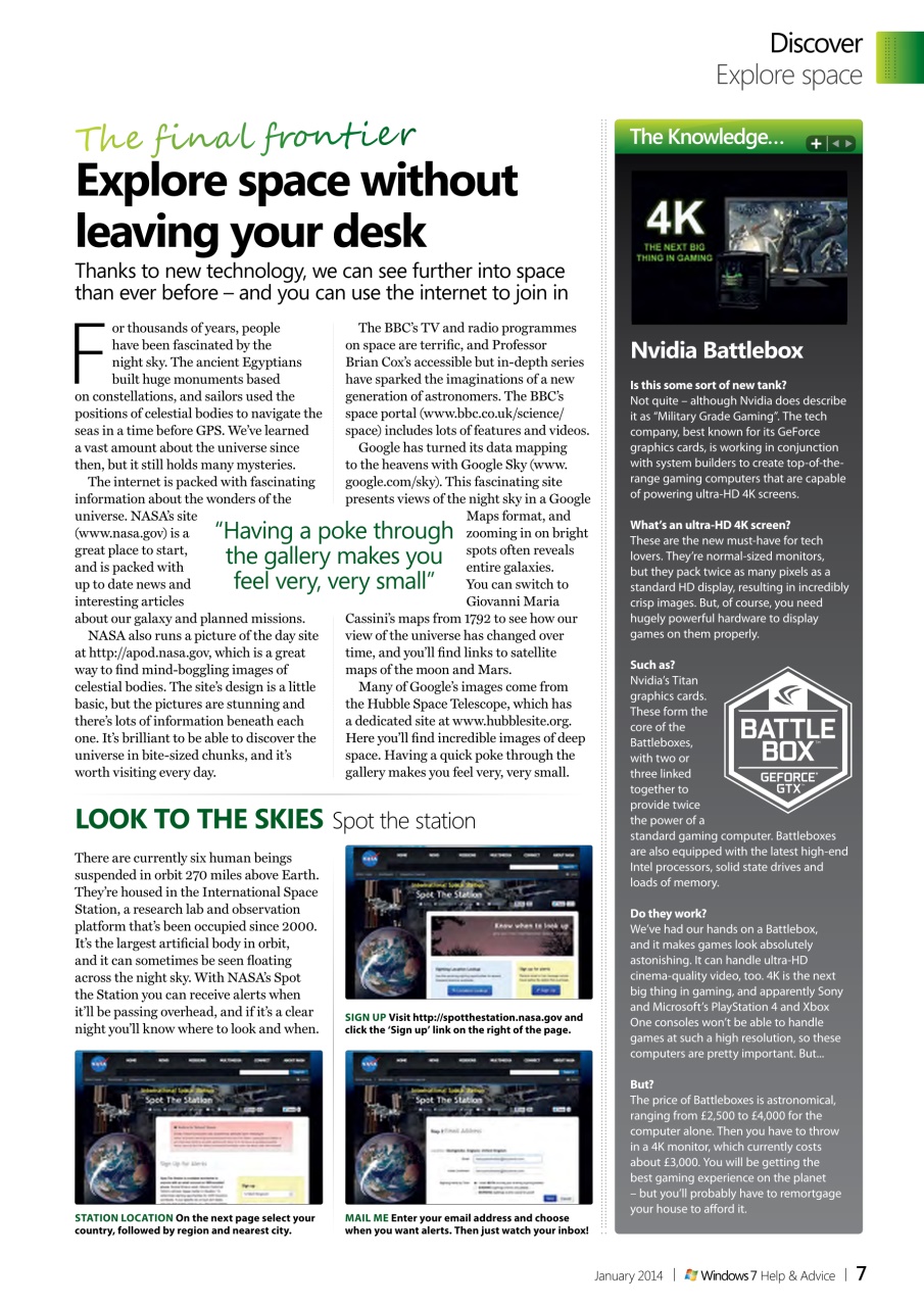 Windows Help & Advice Preview Pages