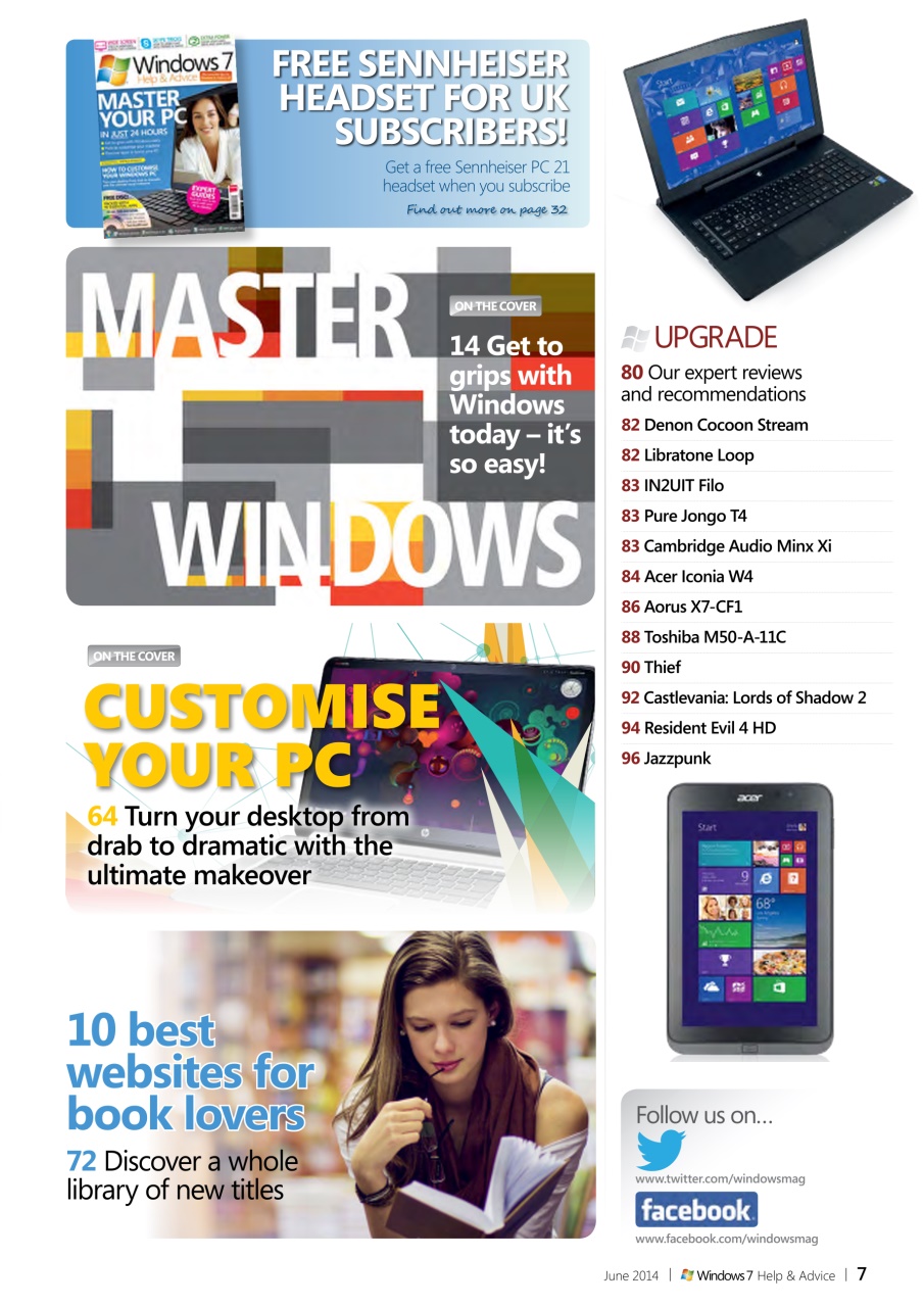 Windows Help & Advice Preview Pages
