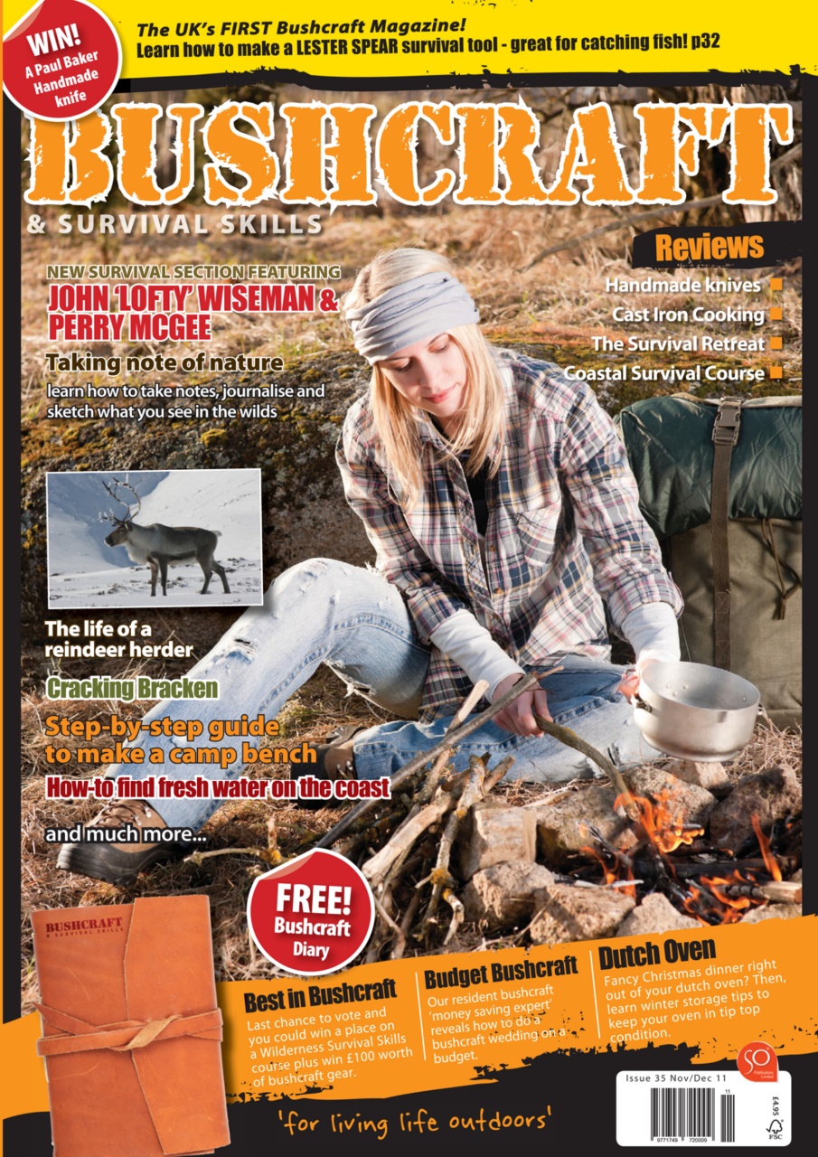 Bushcraft & Survival Skills Magazine Preview Pages