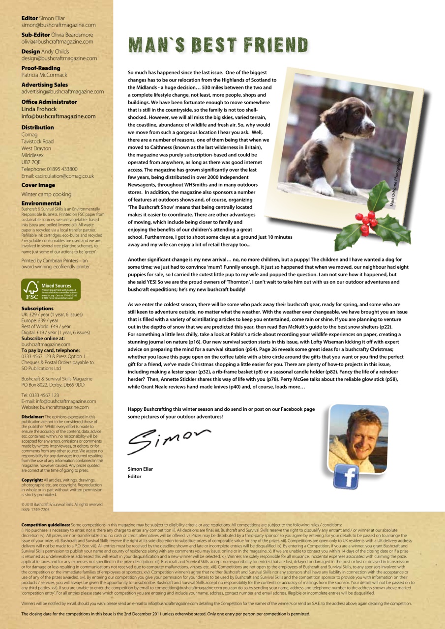 Bushcraft & Survival Skills Magazine Preview Pages
