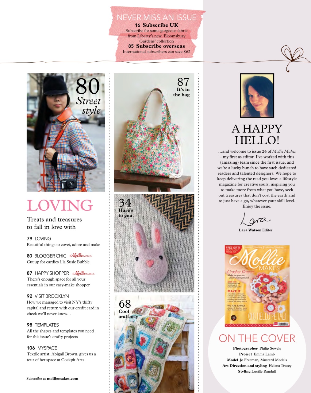 Mollie magazine Preview Pages