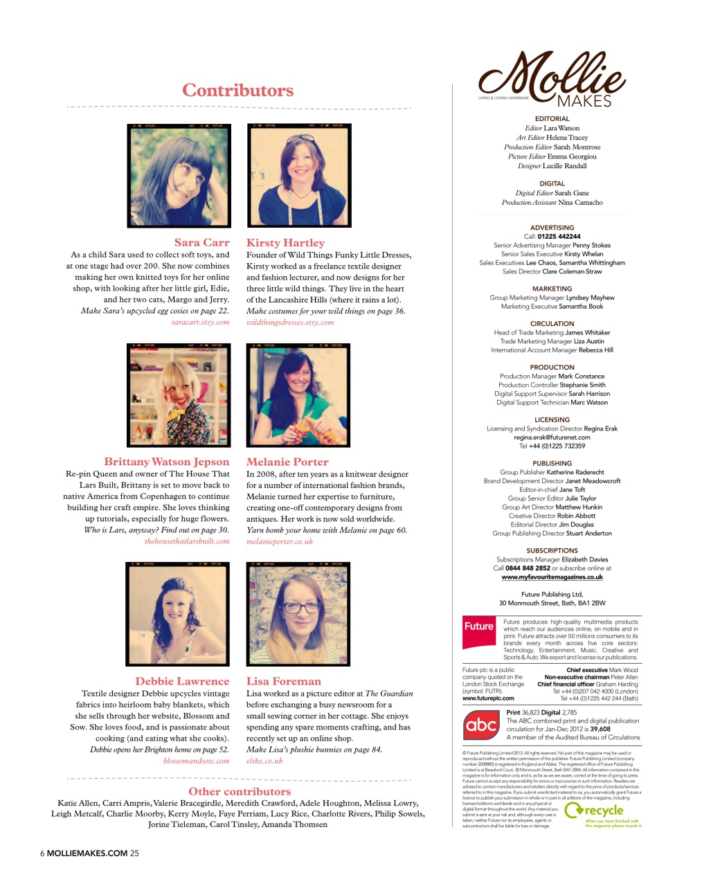 Mollie magazine Preview Pages