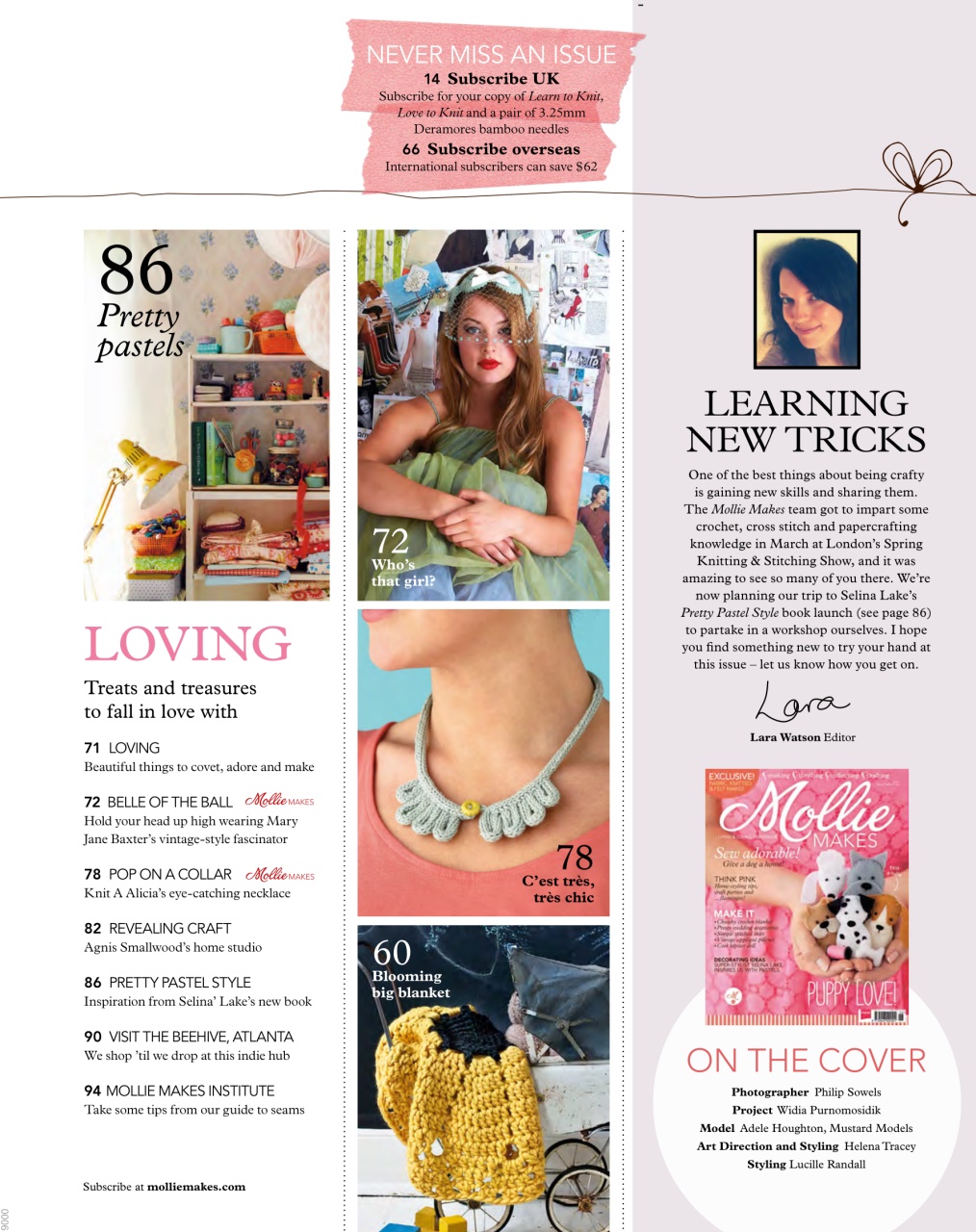 Mollie magazine Preview Pages