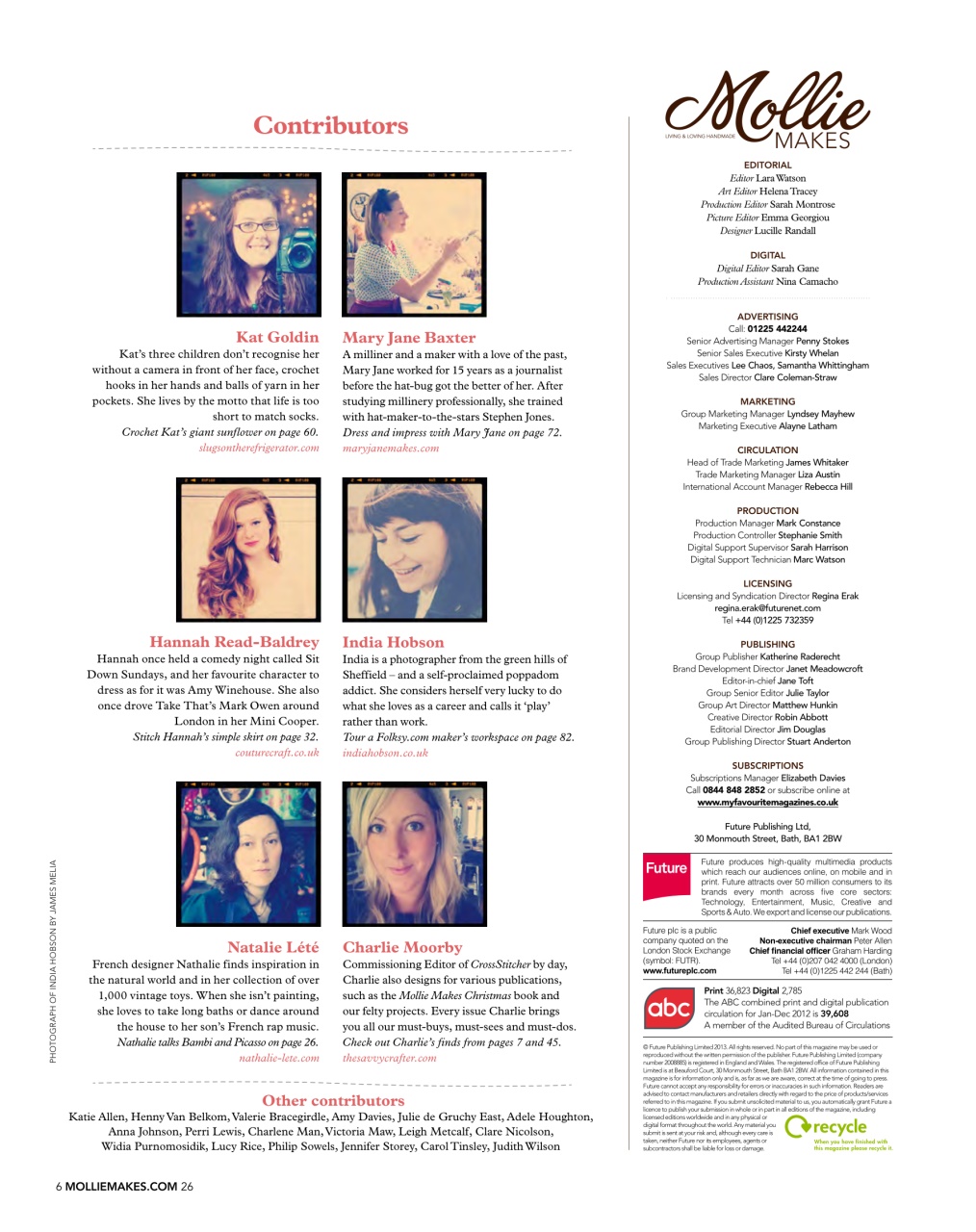 Mollie magazine Preview Pages