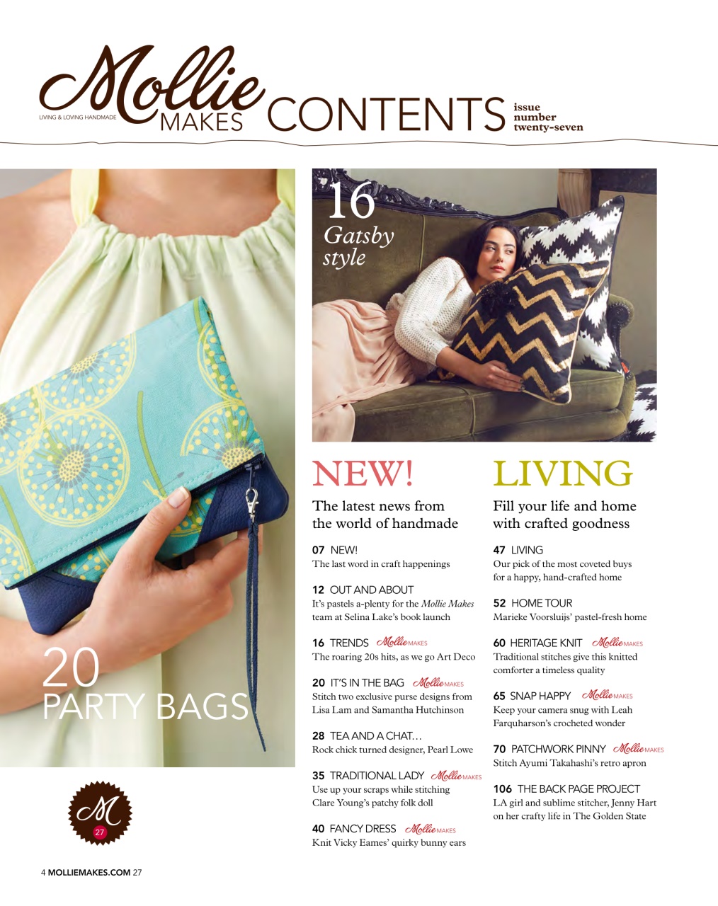 Mollie magazine Preview Pages