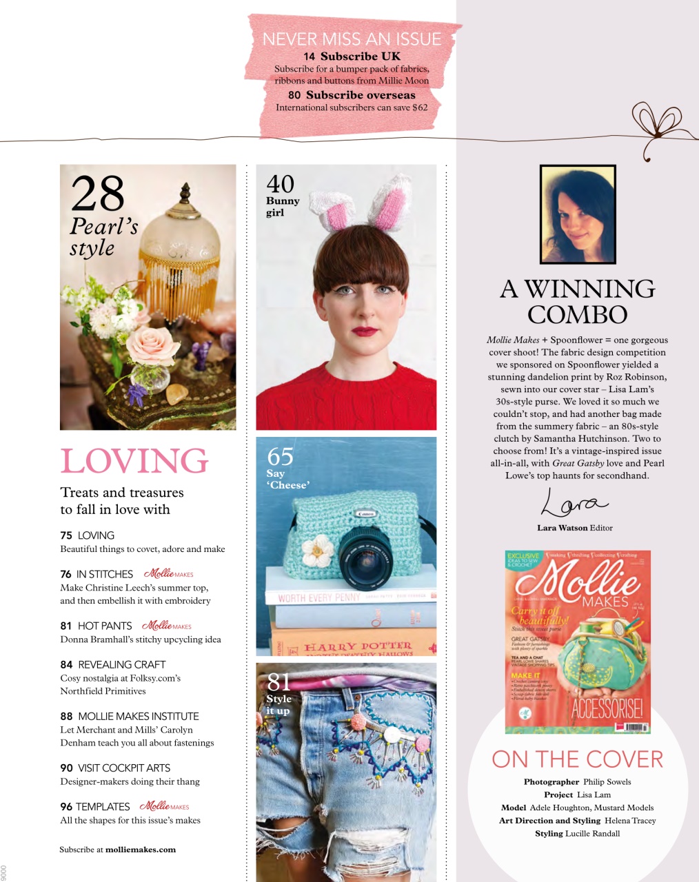 Mollie magazine Preview Pages