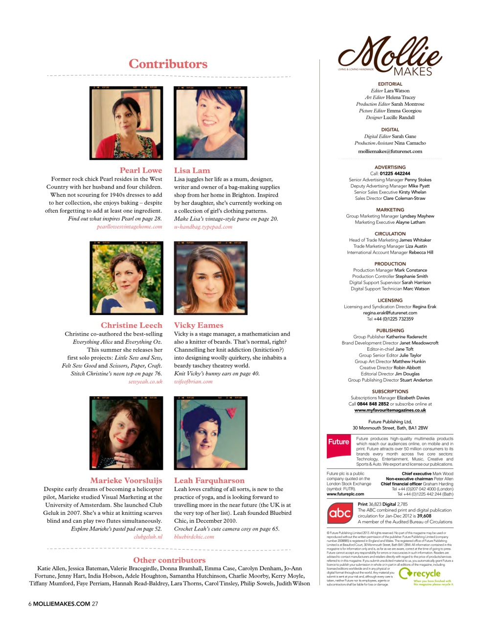 Mollie magazine Preview Pages