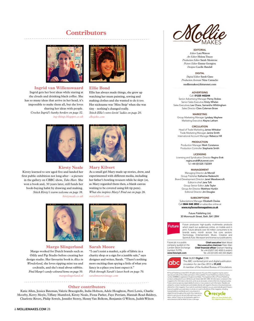 Mollie magazine Preview Pages